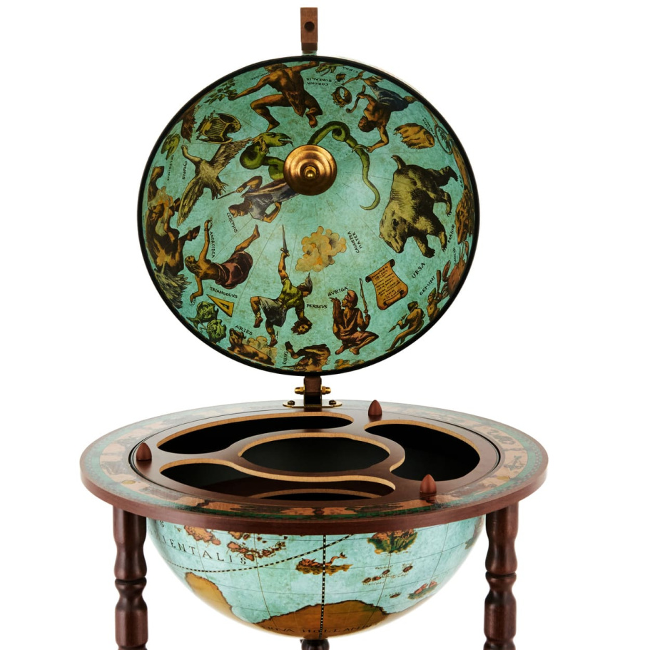 Глобус бар напольный "Клавдий", сфера 40 см купить в Ростове-на-Дону