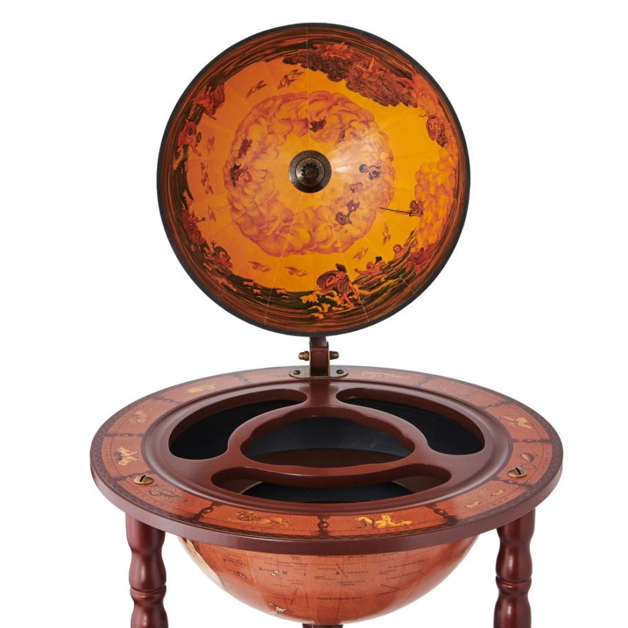 Глобус бар напольный "Возрождение" сфера 33 см купить в Ростове-на-Дону