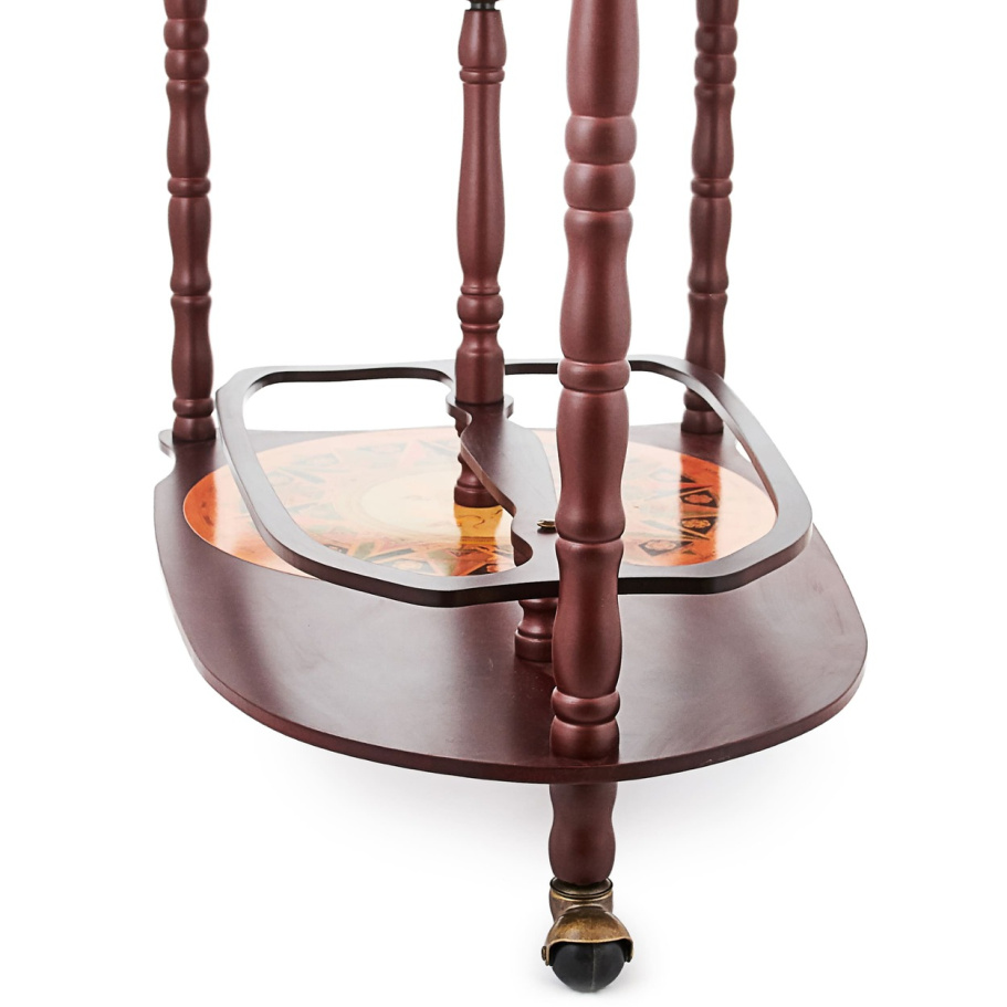 Глобус бар напольный со столом "Азимут" сфера 33 см купить в Ростове-на-Дону