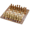 Шахматы из камня "Этрурия" яшма и ракушечник 30 Шахматы из камня "Этрурия" яшма и ракушечник 30
