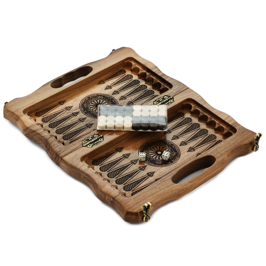 Шахматы + нарды резные "Топаз" 30 купить в Ростове-на-Дону