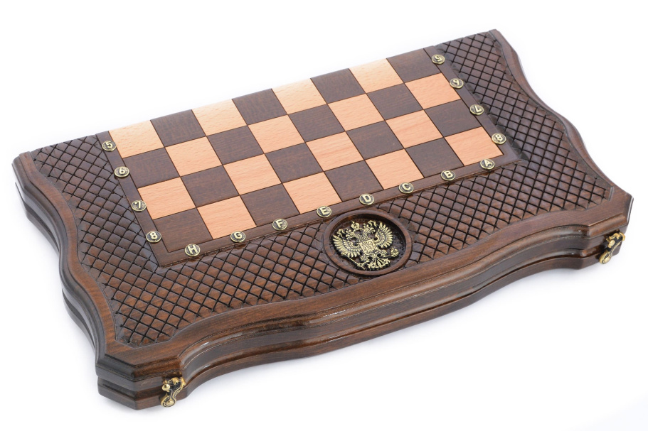 Шахматы + нарды резные "Флагман" 50, Harutyunyan купить в Ростове-на-Дону