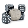 Кости игральные "Гамма" камень, серый, 15 мм (2 шт.) купить в Ростове-на-Дону
