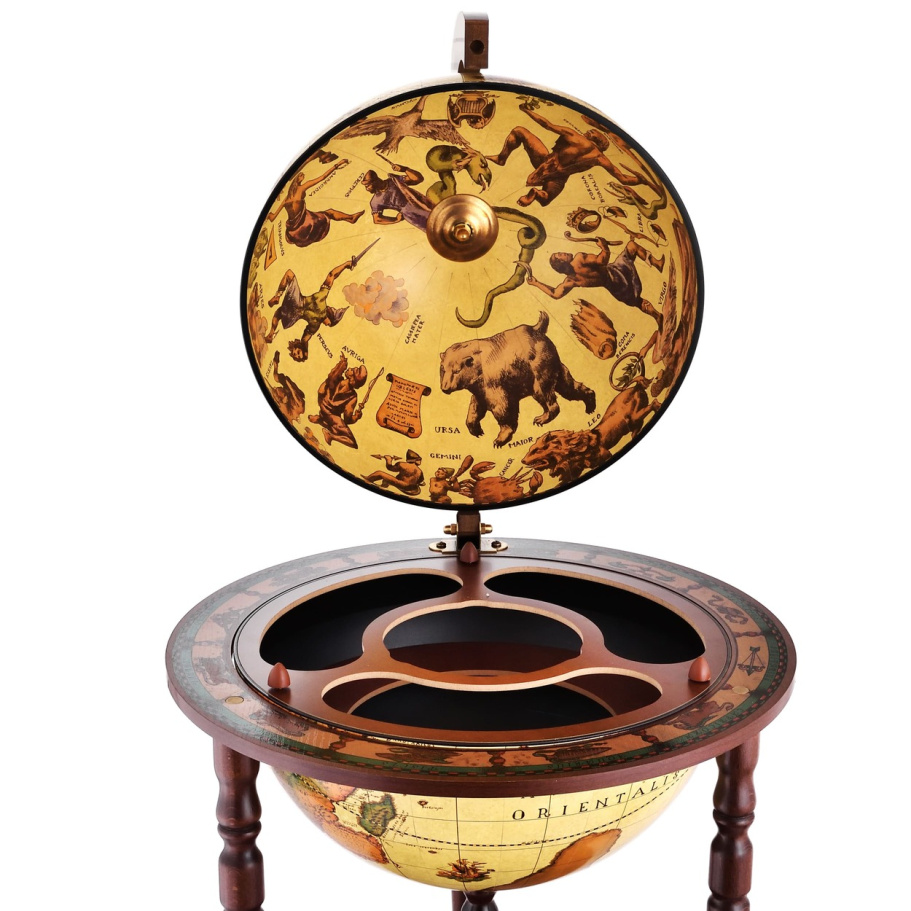 Глобус бар напольный "Элизабет", сфера 40 см купить в Ростове-на-Дону