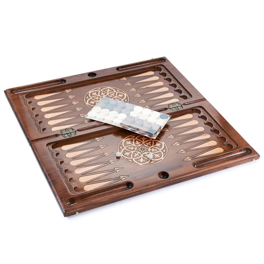 Нарды резные "Вольный орел" большие 60, Harutyunyan купить в Ростове-на-Дону