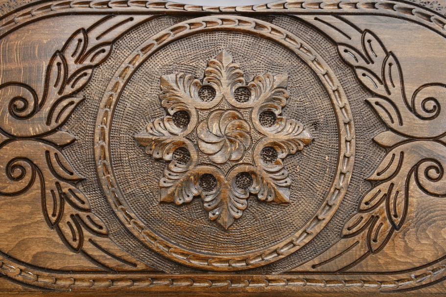 Нарды резные "Снежинка" средние 50, Harutyunyan купить в Ростове-на-Дону