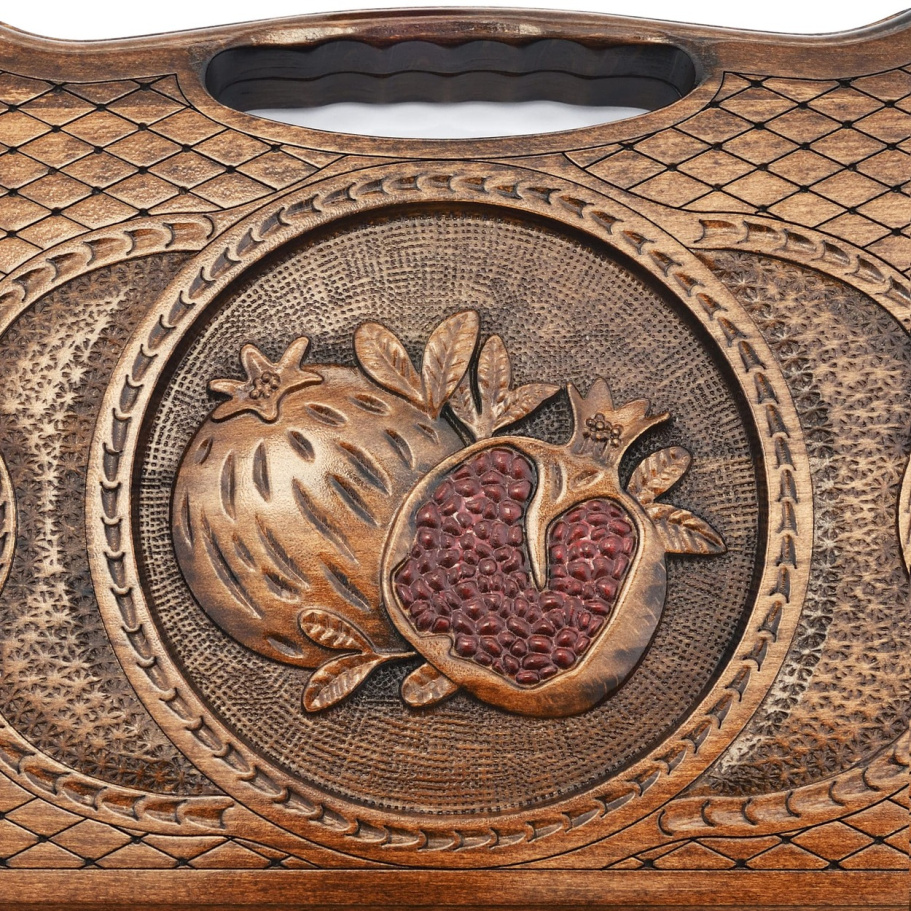 Нарды резные "Гранат" средние 50, Harutyunyan купить в Ростове-на-Дону