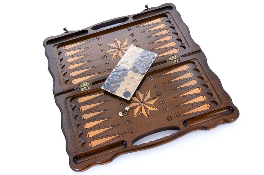 Нарды резные "Орел 3" большие 60, Harutyunyan купить в Ростове-на-Дону