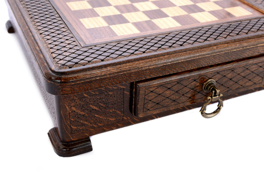 Шахматы резные в ларце "Доблесть" 40, Harutyunyan купить в Ростове-на-Дону