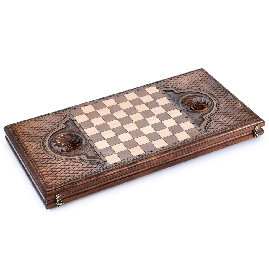 Нарды резные "Вольный орел" большие 60, Harutyunyan купить в Ростове-на-Дону