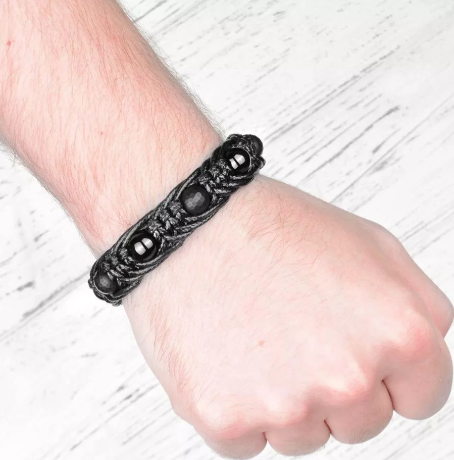 Браслет Алонсо плетенный, камень агат, 1 * 19 см купить в Ростова-на-Дону