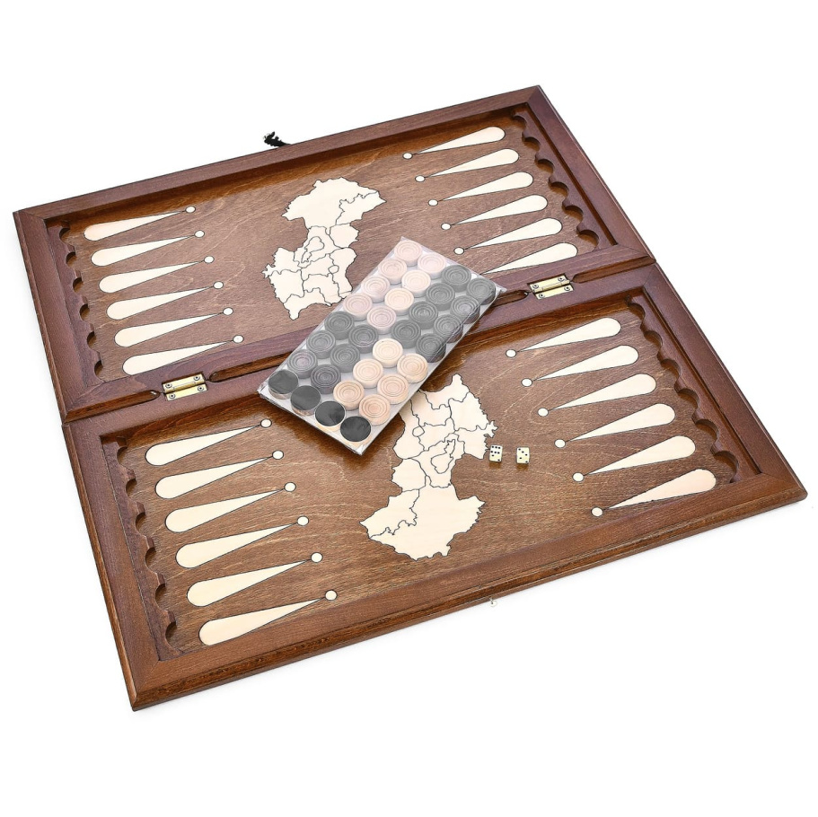 Нарды "Герб Армении"  большие 60, Harutyunyan купить в Ростове-на-Дону