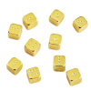 Кости игральные "Премиум" металл, золотой, 12 мм (2 шт.) купить в Ростове-на-Дону
