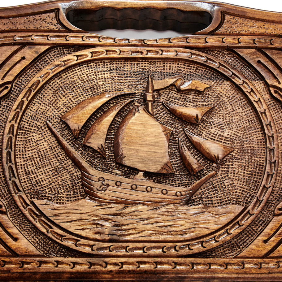 Нарды резные "Парусник" средние 50, Harutyunyan купить в Ростове-на-Дону Нарды резные "Парусник" средние 50, Harutyunyan купить в Ростове-на-Дону