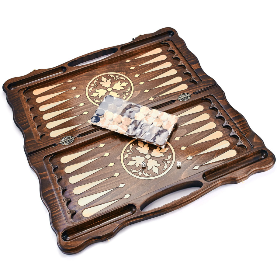 Нарды резные Агнес "Оскал Льва"  большие 60, Harutyunyan купить в Ростове-на-Дону