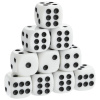 Кости игральные "Стандарт" пластик, белые, 15 мм (2 шт.) купить в Ростове-на-Дону