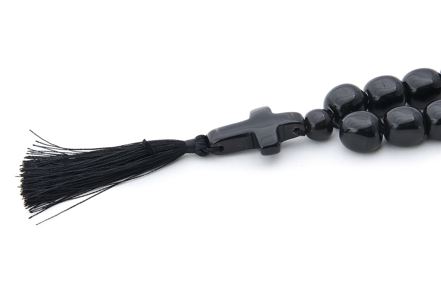 Четки Православные "Крест" черный камень, Давыдов С. купить в Ростове-на-Дону