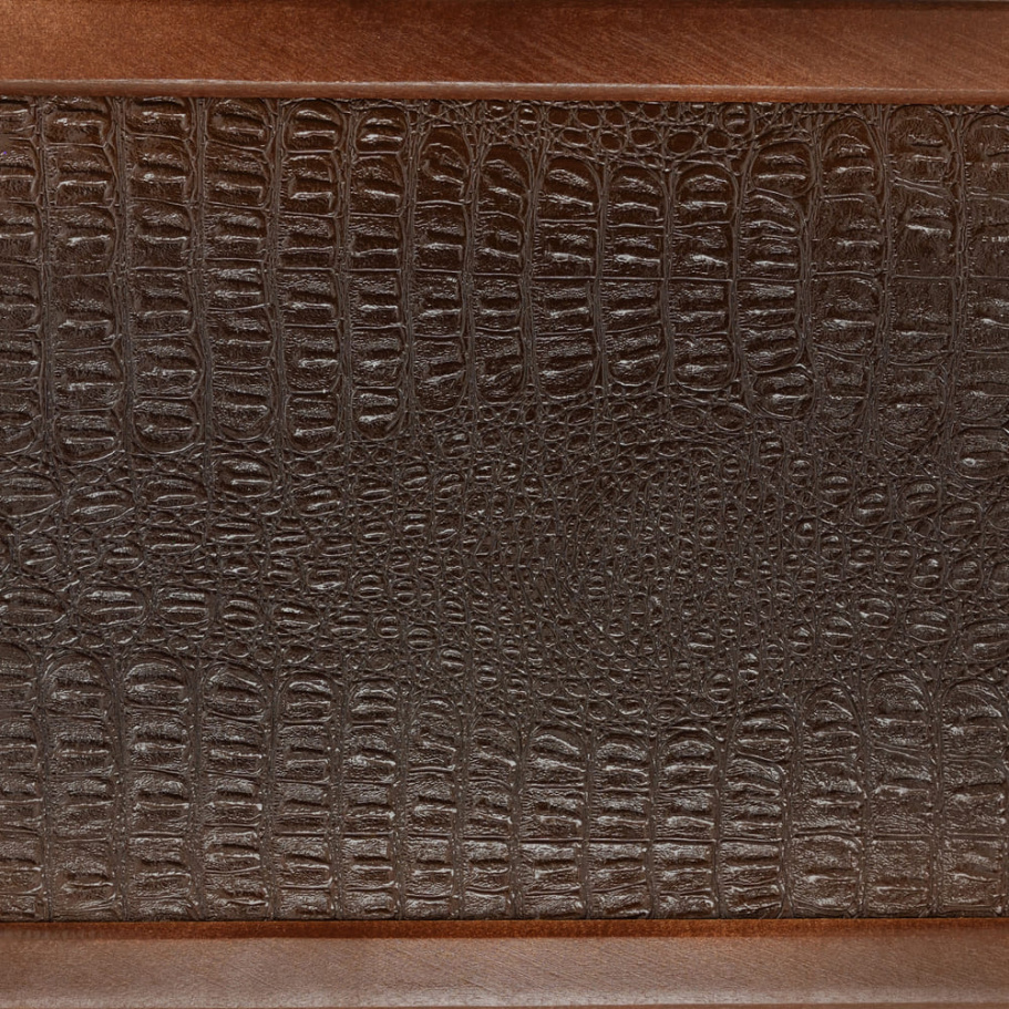 Нарды кожаные Пермские "Золотой крокодил" большие 60 купить в Ростове-на-Дону