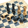 Шахматы каменные "Карфаген" мрамор и ракушечник 30 купить в Ростове-на-Дону