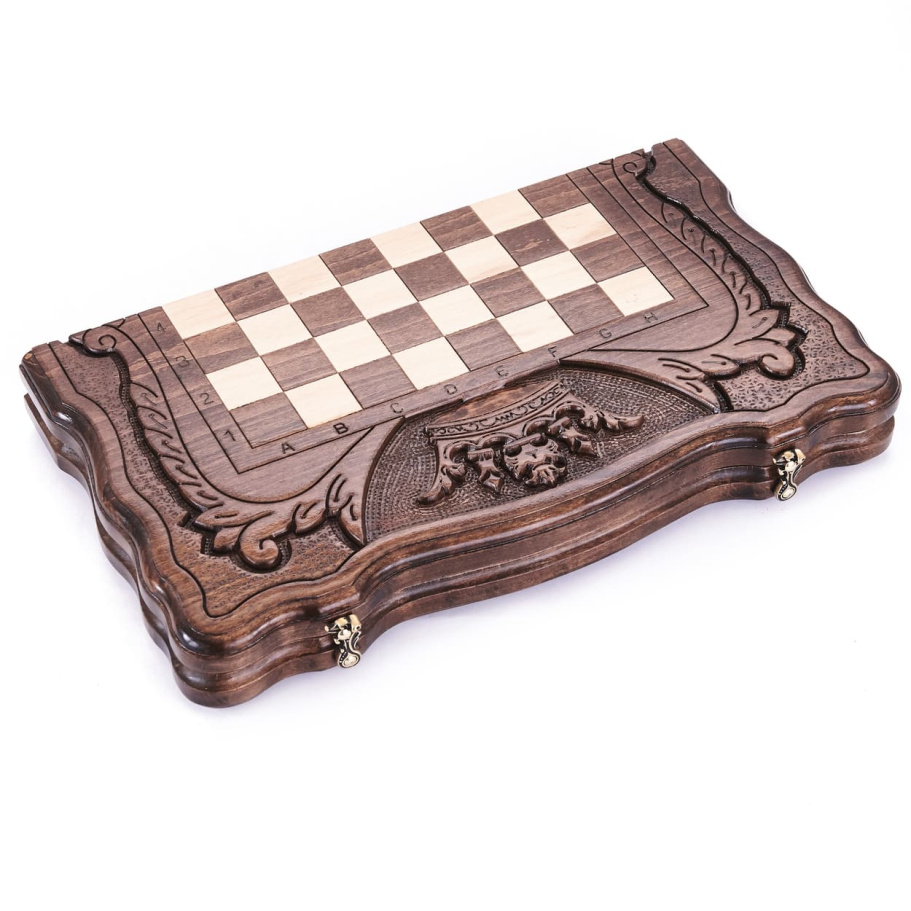 Шахматы + нарды резные "Корона" 40, Harutyunyan купить в Ростове-на-Дону Шахматы + нарды резные "Корона" 40, Harutyunyan купить в Ростове-на-Дону