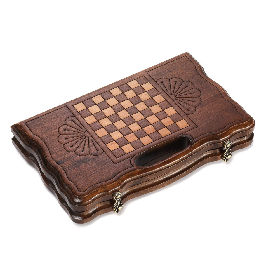 Нарды резные "Бесконечность" мини 30, Harutyunyan купить в Ростове-на-Дону