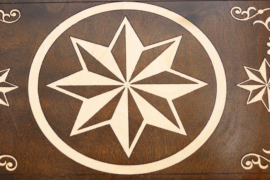 Нарды "Звезда"  большие 60, Harutyunyan купить в Ростове-на-Дону