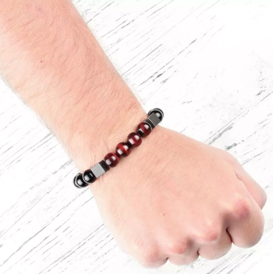 Браслет Бернард камень агат, 1 * 18 см купить в Ростова-на-Дону