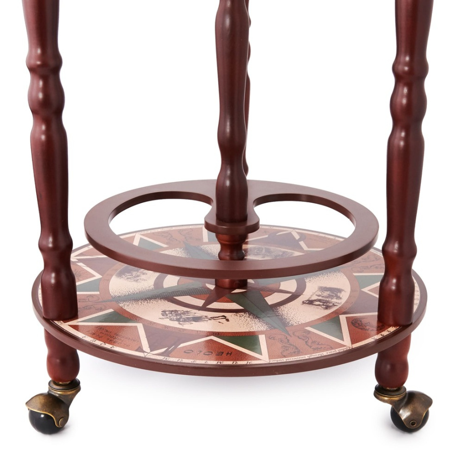 Глобус бар напольный "Возрождение" сфера 33 см купить в Ростове-на-Дону