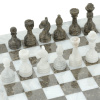 Шахматы из камня "Финикия" серый мрамор 30 купить в Ростове-на-Дону