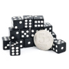 Кости игральные "Классика" пластик, черные, 12 мм (2 шт.) купить в Ростове-на-Дону