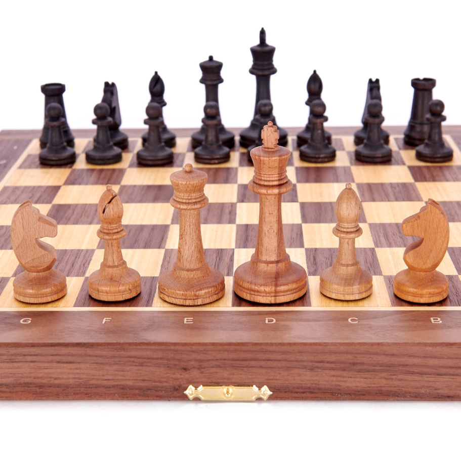 Шахматы складные "Ликбез" орех, WoodGames купить в Ростове-на-Дону
