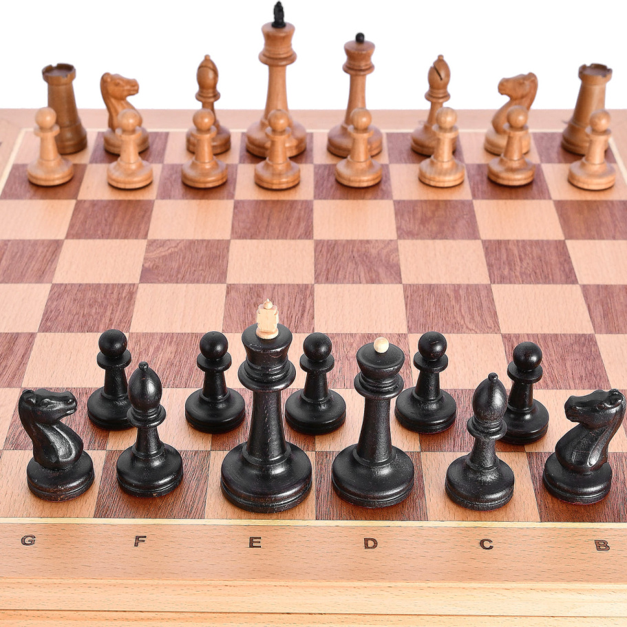 Шахматы в ларце "Стаунтон" бук, WoodGames купить в Ростове-на-Дону