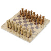 Шахматы из камня "Сицилия" яшма и ракушечник 40 Шахматы из камня "Сицилия" яшма и ракушечник 40