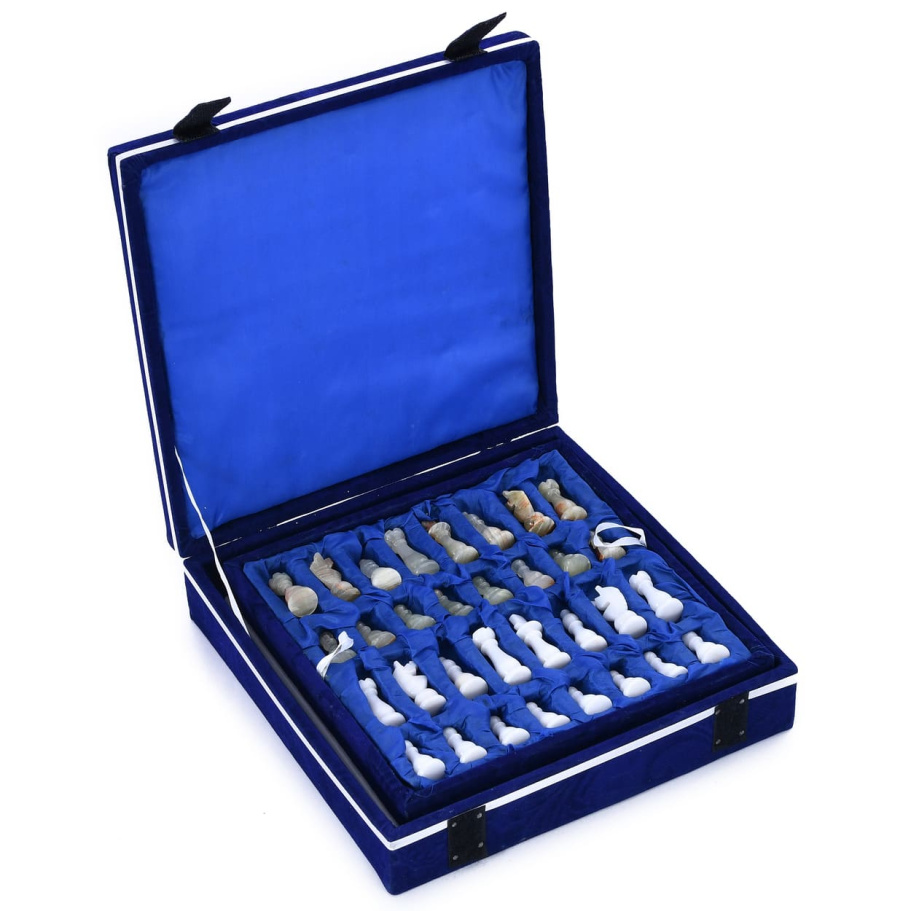 Шахматы каменные "Триада" мрамор и оникс 25 купить в Ростове-на-Дону