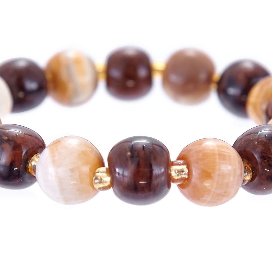 Браслет Аристей желтый и коричневый камень 1.2 * 20, Давыдов купить в Ростова-на-Дону Браслет Аристей желтый и коричневый камень 1.2 * 20, Давыдов купить в Ростова-на-Дону