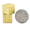 Кости игральные "Премиум" металл, золотой, 15 мм (2 шт.) купить в Ростове-на-Дону