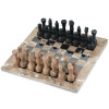 Шахматы из камня "Византия" розовый мрамор 40 Шахматы из камня "Византия" розовый мрамор 40