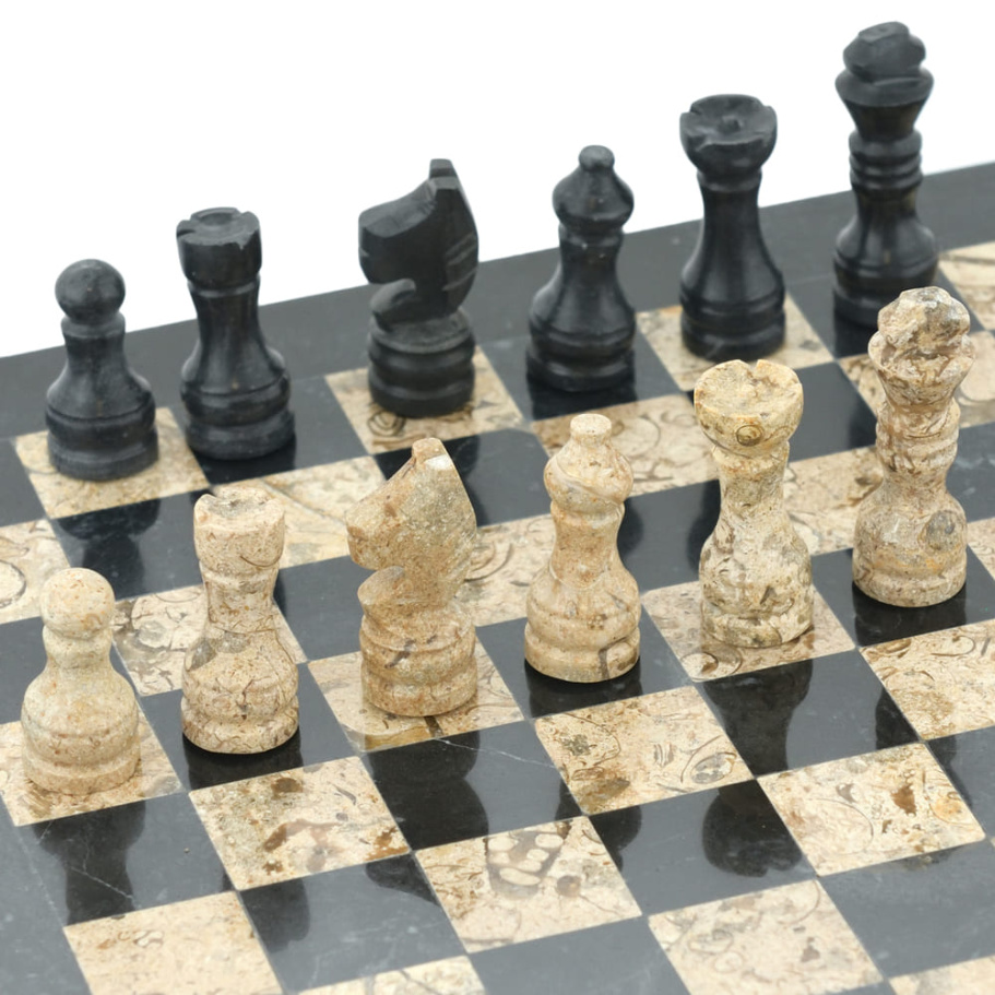 Шахматы из камня "Илион" мрамор и ракушечник 25 купить в Ростове-на-Дону Шахматы из камня "Илион" мрамор и ракушечник 25 купить в Ростове-на-Дону