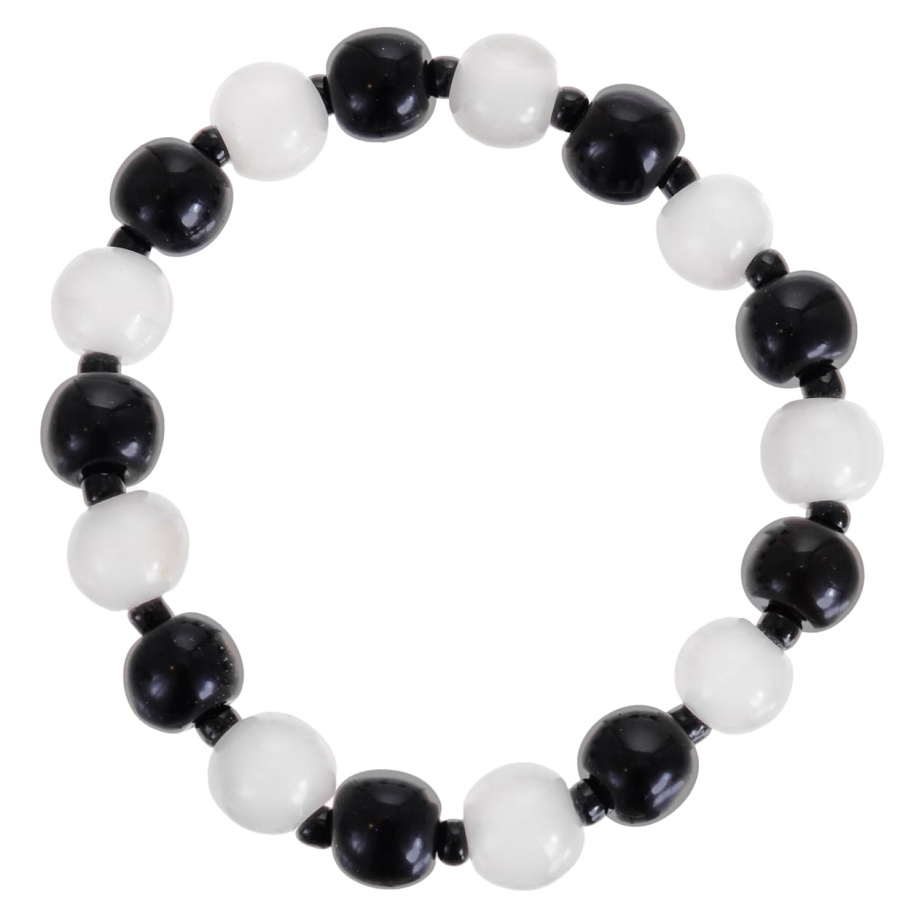 Браслет Аристей белый и черный камень 1.2 * 20, Давыдов купить в Ростова-на-Дону Браслет Аристей белый и черный камень 1.2 * 20, Давыдов купить в Ростова-на-Дону