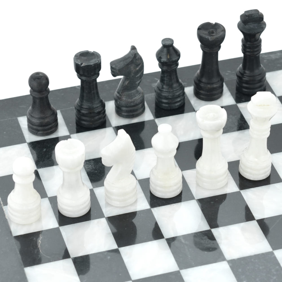 Шахматы из камня "Олимп" мрамор 30 купить в Ростове-на-Дону