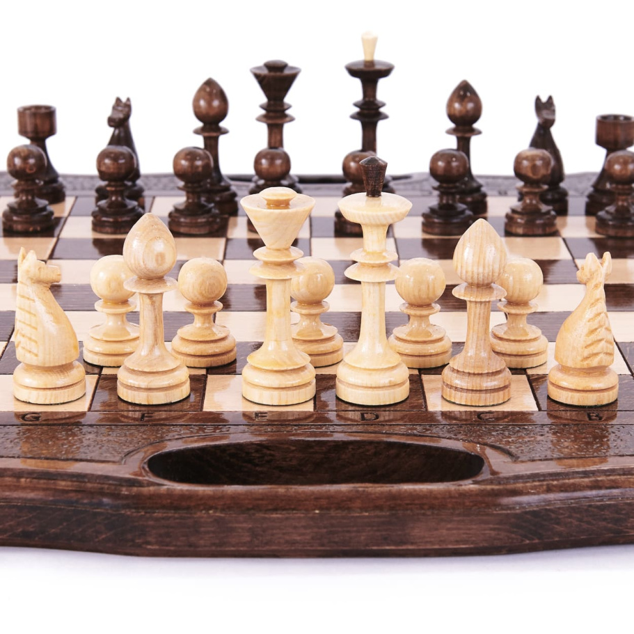 Шахматы + нарды резные "Defent" 40, Harutyunyan купить в Ростове-на-Дону