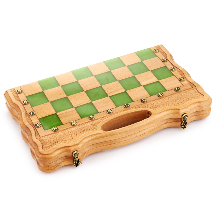 Шахматы резные "Изумруд" 40 купить в Ростове-на-Дону