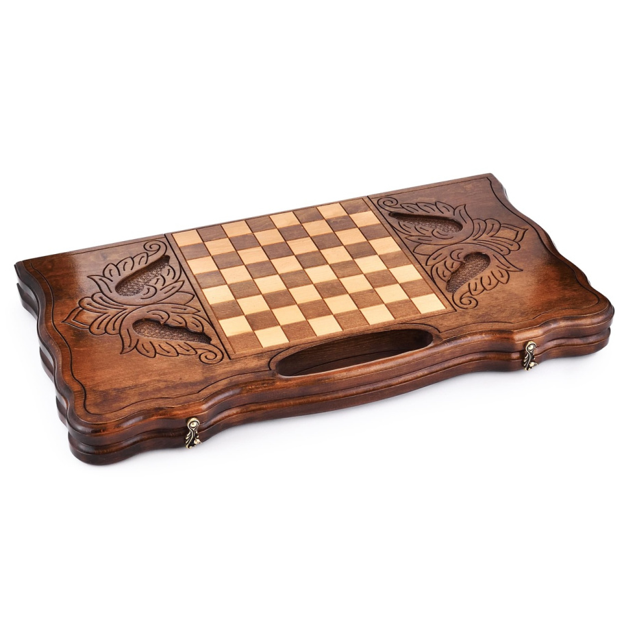 Нарды резные "Георгий Победоносец "  большие 60, Harutyunyan купить в Ростове-на-Дону